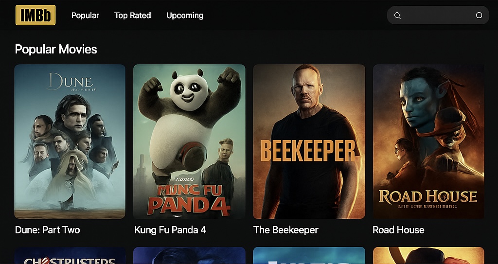 IMDb Clone screenshot